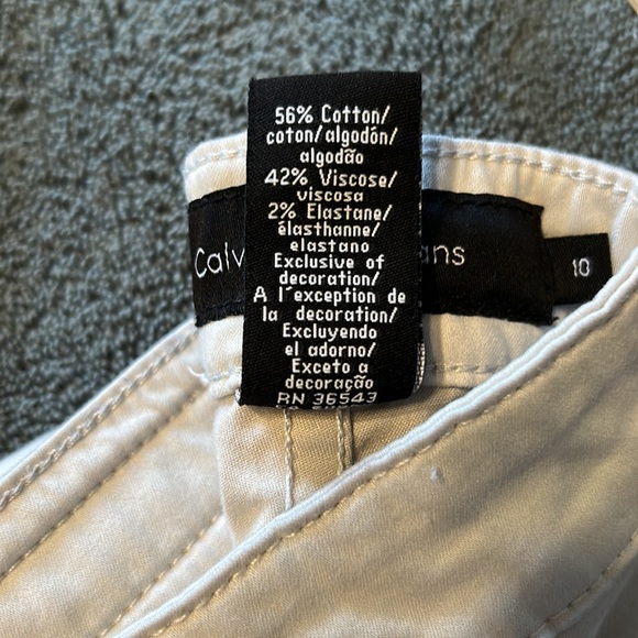 💖HOST PICK💖Calvin Klein Jeans Women’s 5 Pocket Jeans Gray 10 EUC Very Soft 💝 - Picture 9 of 9